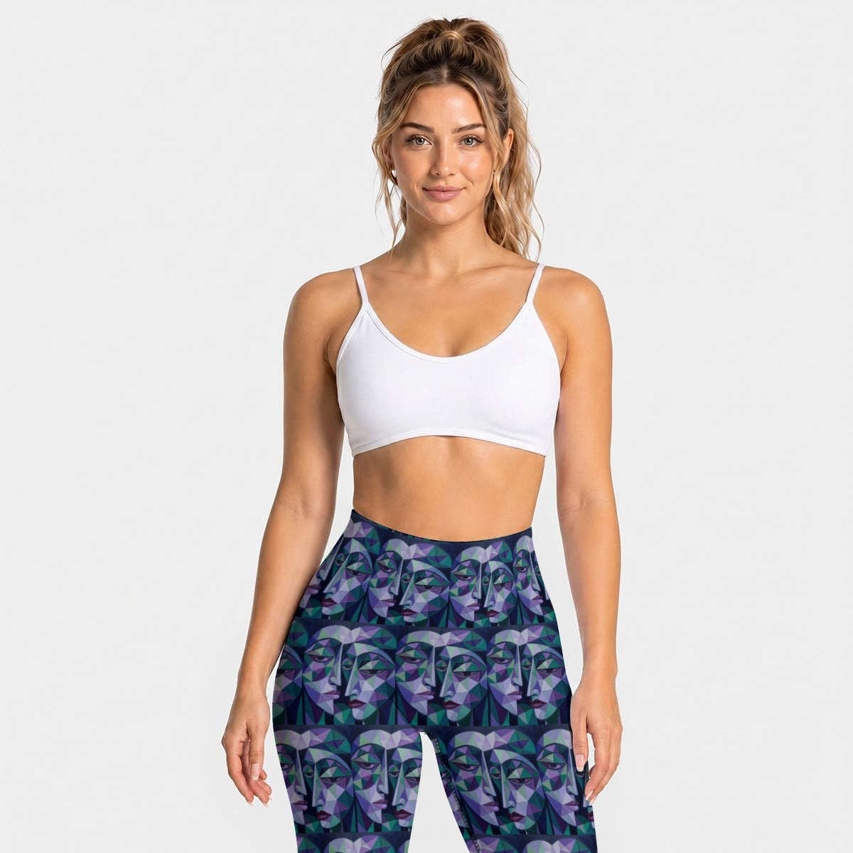 All-Over Print Women's Seamless High Waisted Butt-Lifting Leggings
