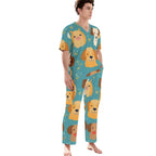 All-Over Print Unisex Scrub Set With Six Pocket