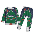 All-Over Print Kid's Knitted Fleece Set