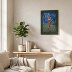 Thickened Rectangular Iron Wall Painting Printed in Canada