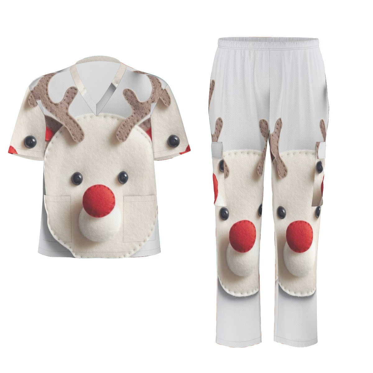All-Over Print Unisex Scrub Set|Birdseye