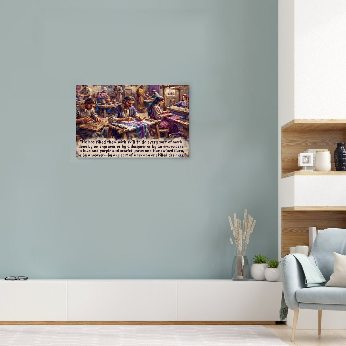 Framed Single-Piece Mural Printed in USA 3:2