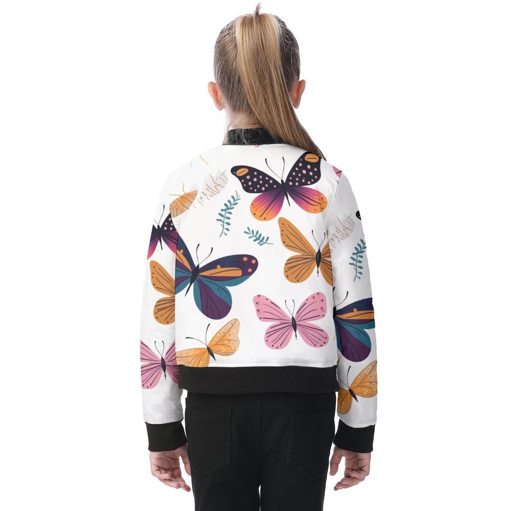 Chaqueta bomber para niños con estampado integral