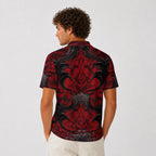 All-Over Print Men's Heavyweight Polyester Polo Shirt|210GSM