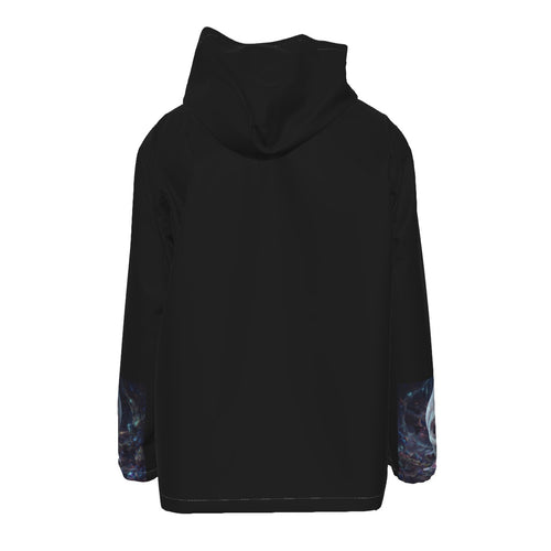 Chaqueta cortavientos con cremallera y capucha para hombre con estampado integral de la colección Revelación Alienígena