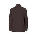 Maglia sportiva da uomo con stampa all-over, colletto e maniche lunghe