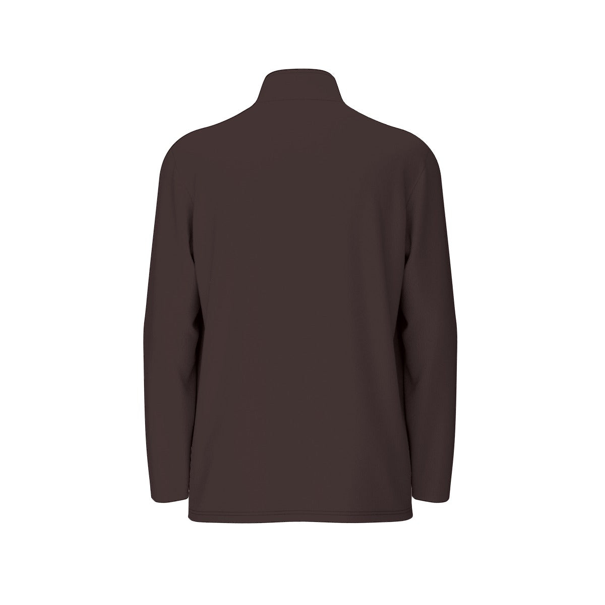 Maglia sportiva da uomo con stampa all-over, colletto e maniche lunghe
