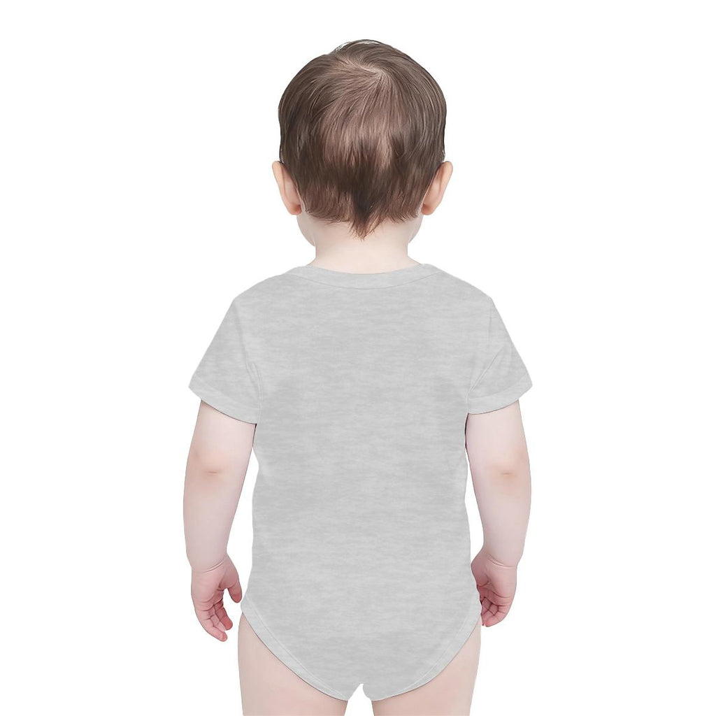 Baby Short-Sleeve Onesie Printed in USA| 190GSM Front Back DTF