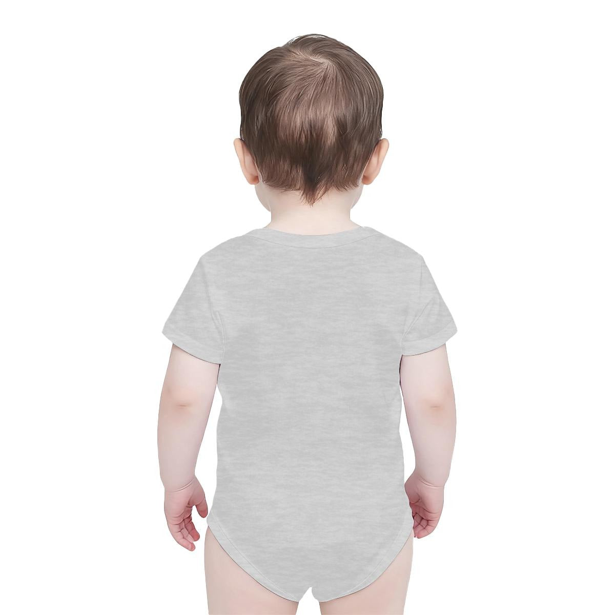 Baby Short-Sleeve Onesie Printed in USA| 190GSM Front Back DTF