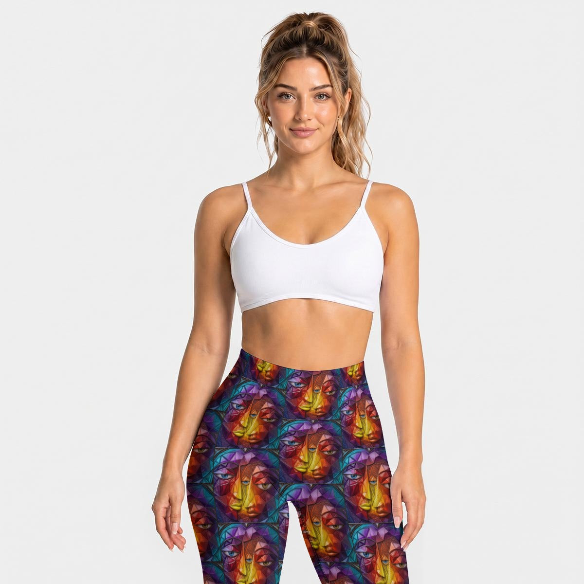 All-Over Print Women's Seamless High Waisted Butt-Lifting Leggings
