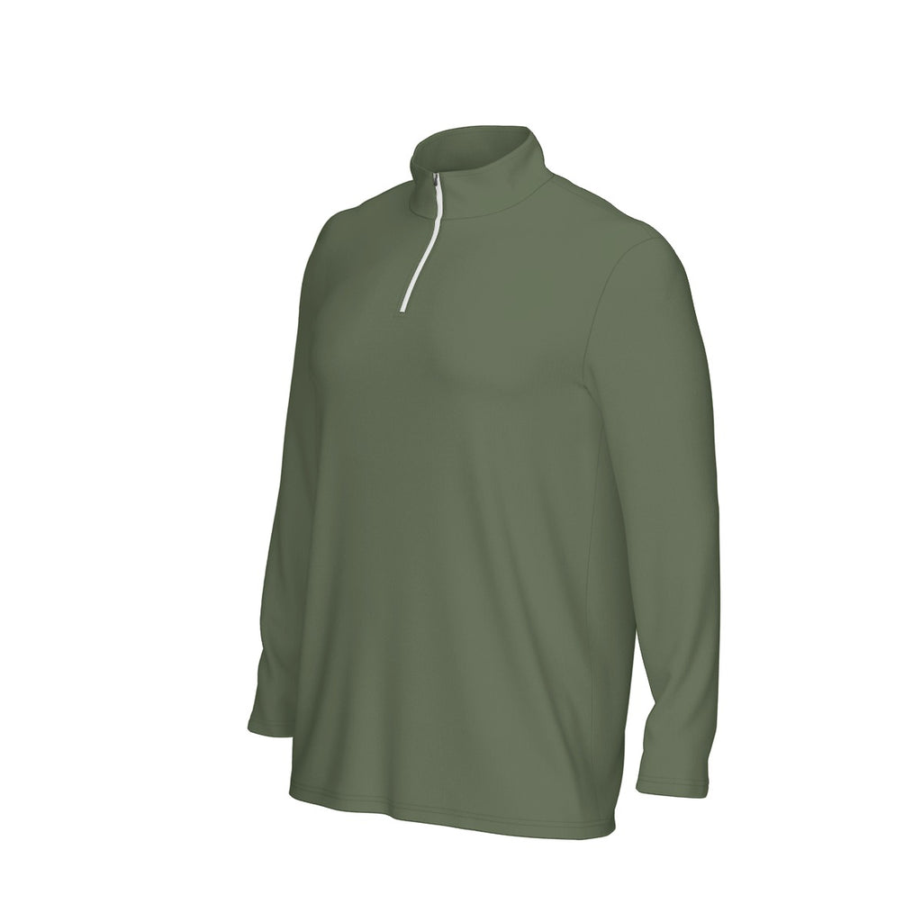 All-Over Print Men's Sports Collar Jersey With Long Sleeve| Interlock