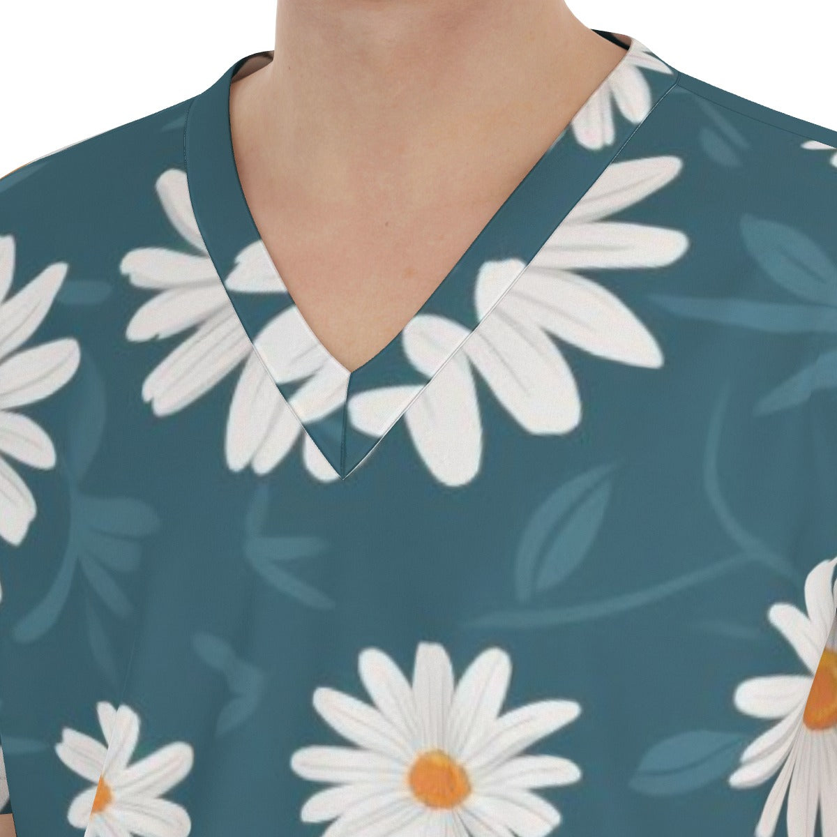 All-Over Print Unisex Scrub Set With Six Pocket