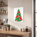 Thickened Rectangular Iron Wall Painting Printed in Canada