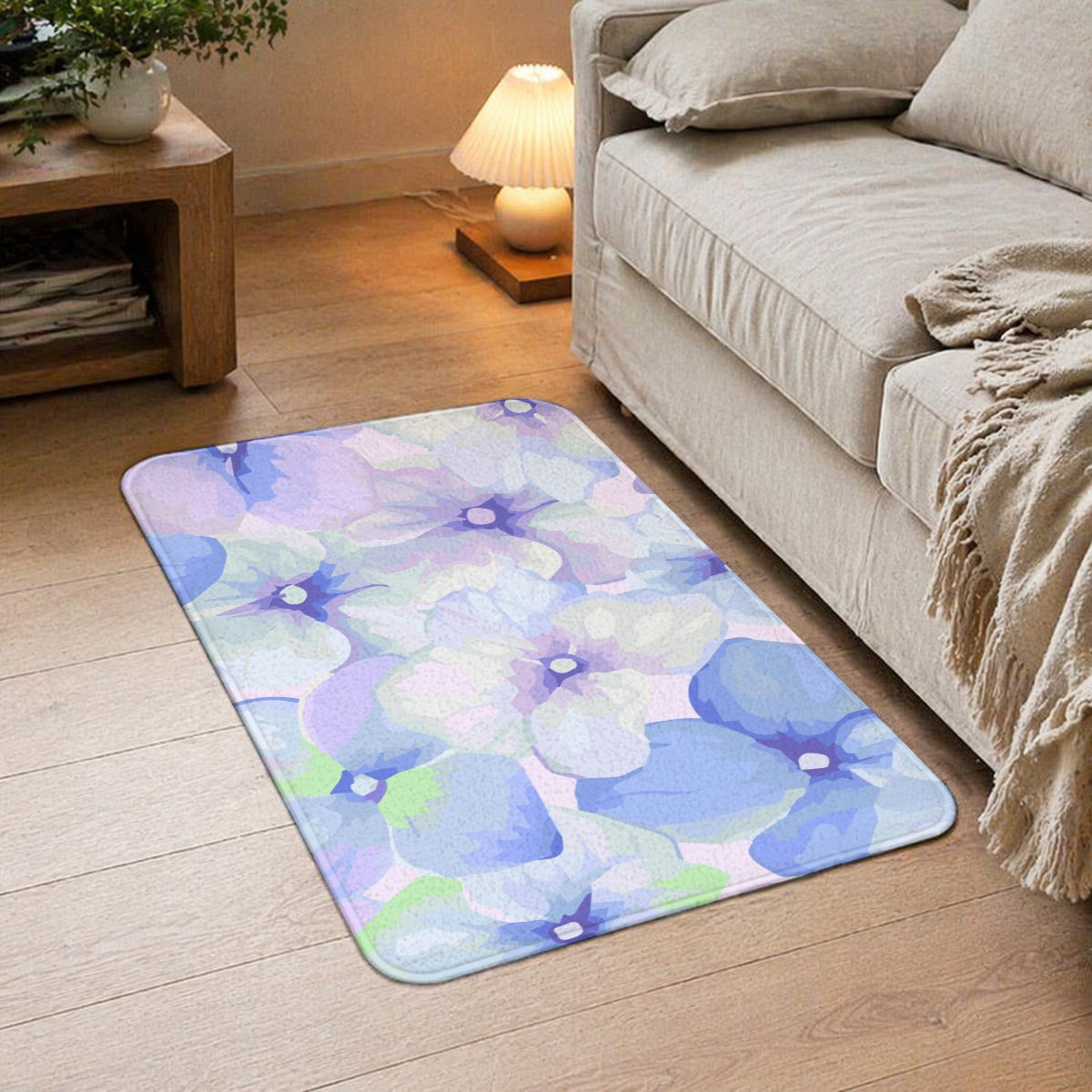 Rounded Diatom Mud Floor Mat Printed in Canada