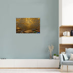 Bible Quote Framed Single-Piece Mural Printed in USA 3:2