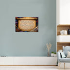 Bible Quote Framed Single-Piece Mural Printed in USA 3:2