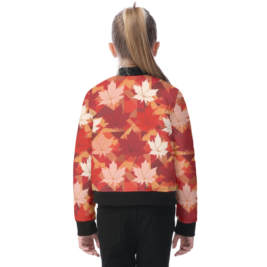 Blouson aviateur enfant à imprimé intégral