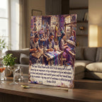 Vertical Framed Canvas Wall Art Printed in Canada
