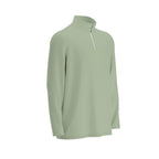 All-Over Print Men's Sports Collar Jersey With Long Sleeve