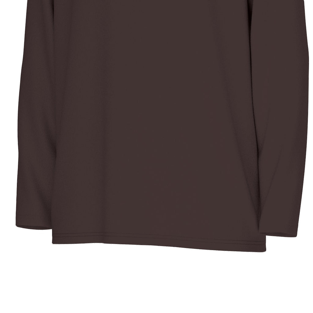 Maglia sportiva da uomo con stampa all-over, colletto e maniche lunghe