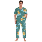 All-Over Print Unisex Scrub Set With Six Pocket