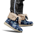 All-Over Print Women's Plush Boots