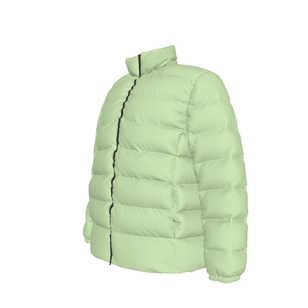 All-Over Print Unisex Stand collar slim down jacket