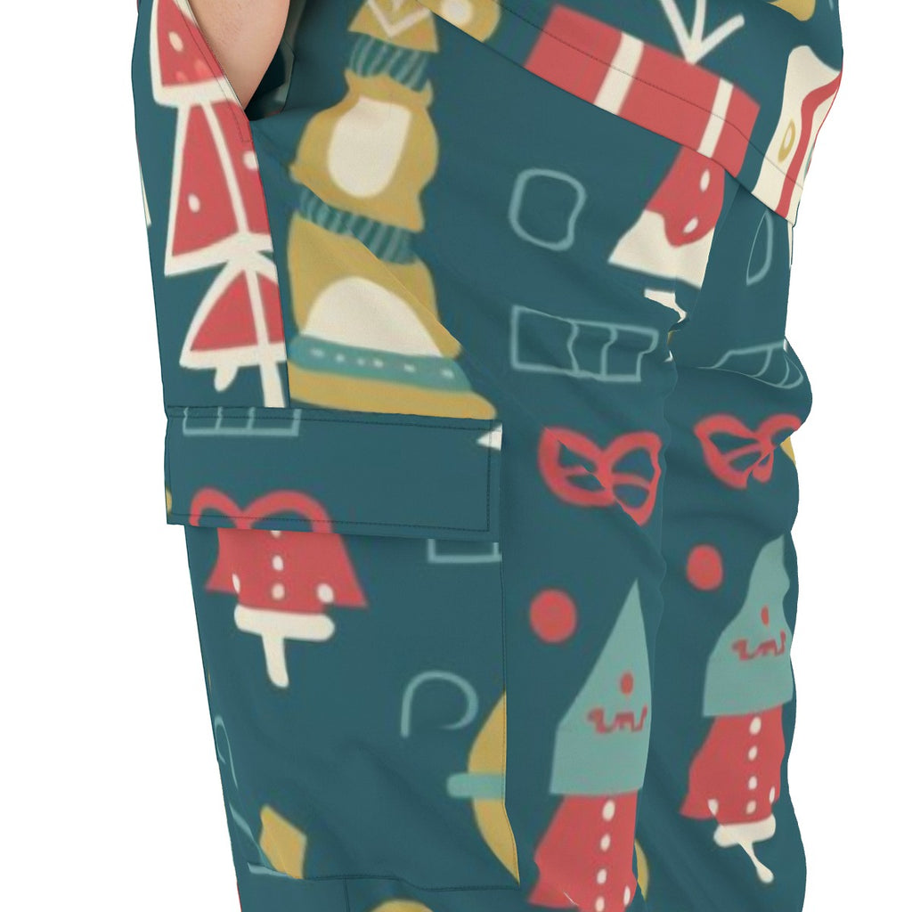 All-Over Print Unisex Scrub Set With Six Pocket