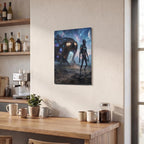 Thickened Rectangular Iron Wall Painting Printed in Canada