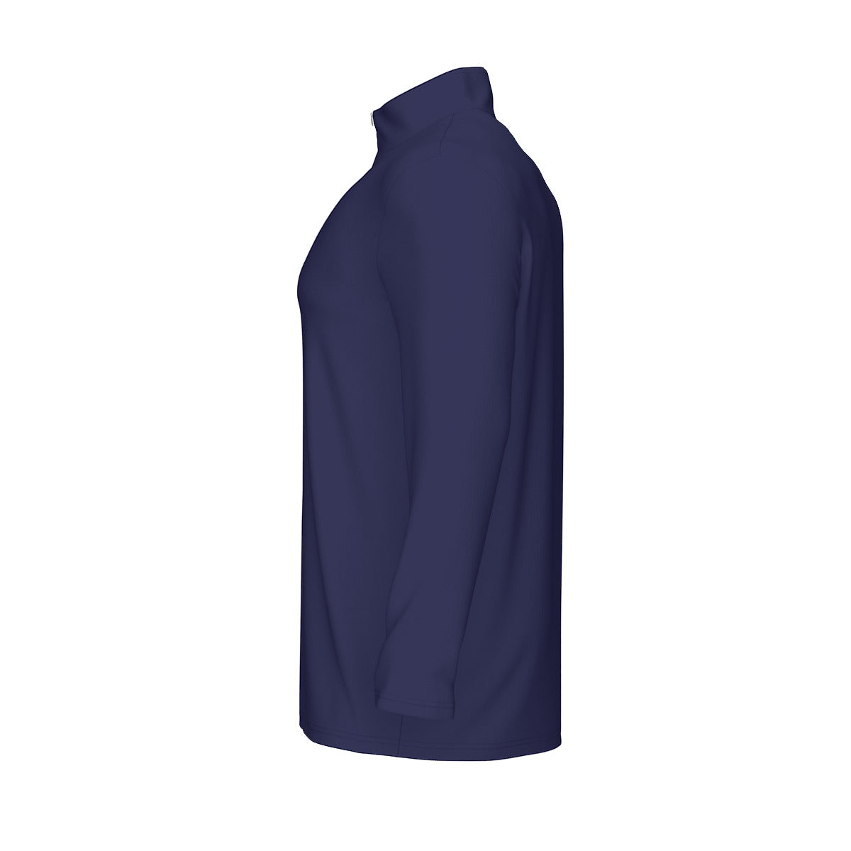 All-Over Print Men's Sports Collar Jersey With Long Sleeve| Interlock
