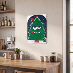 Thickened Rectangular Iron Wall Painting Printed in Canada