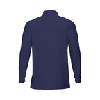 All-Over Print Men's Sports Collar Jersey With Long Sleeve| Interlock