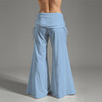 All-Over Print Women's High Waist Wide Leg Pants