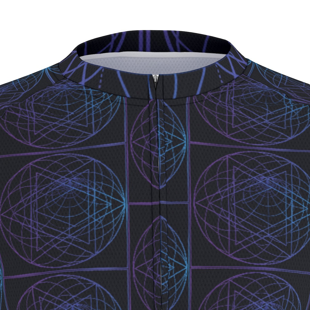 All-Over Print Raglan Men's Cycling Jersey