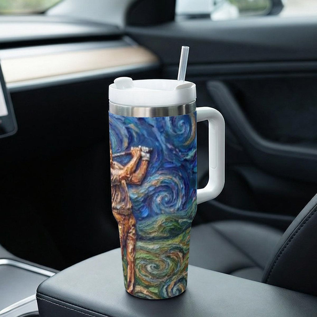 40 oz Tumbler With Handle Printed in USA