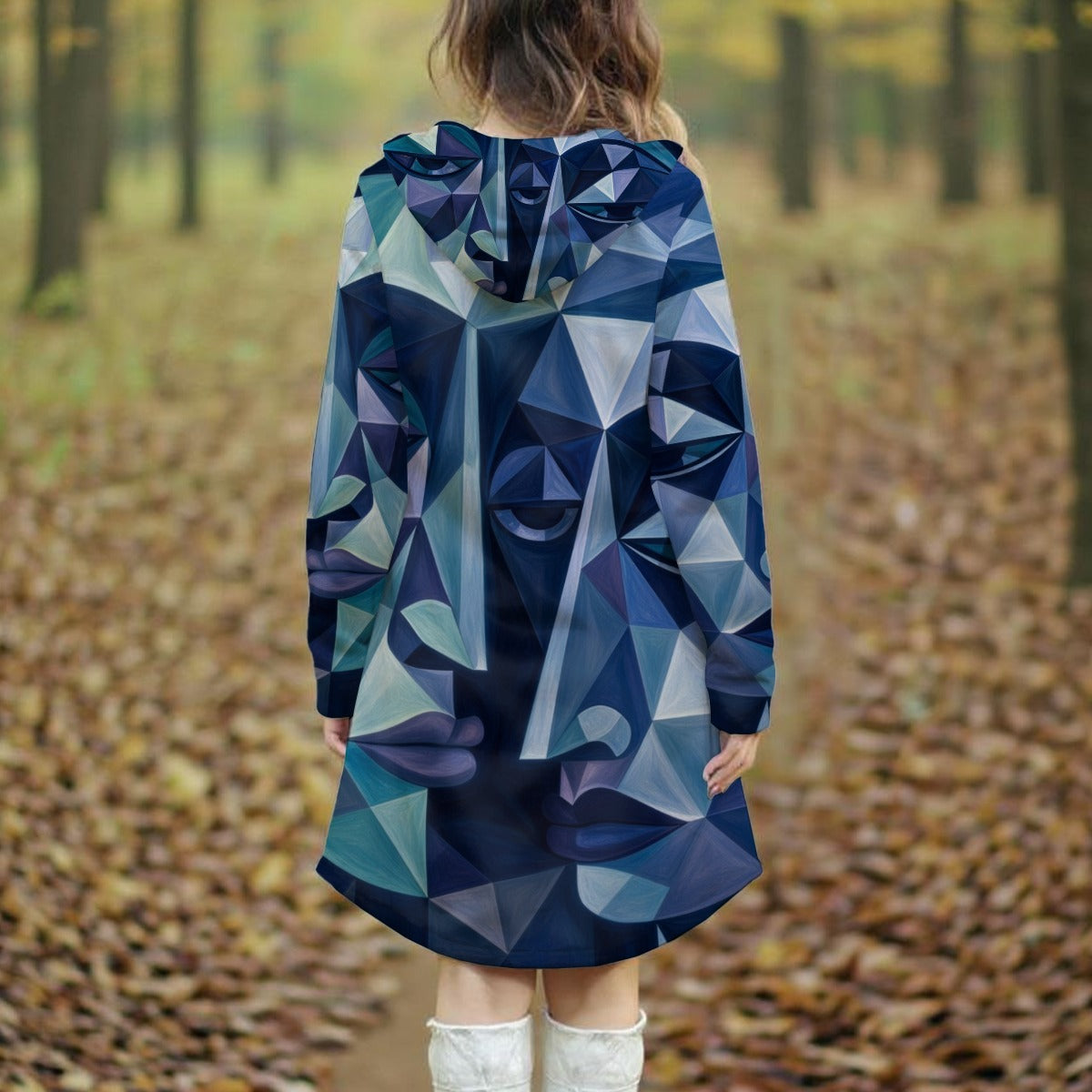 All-Over Print Women's Longline Hoodie Dress