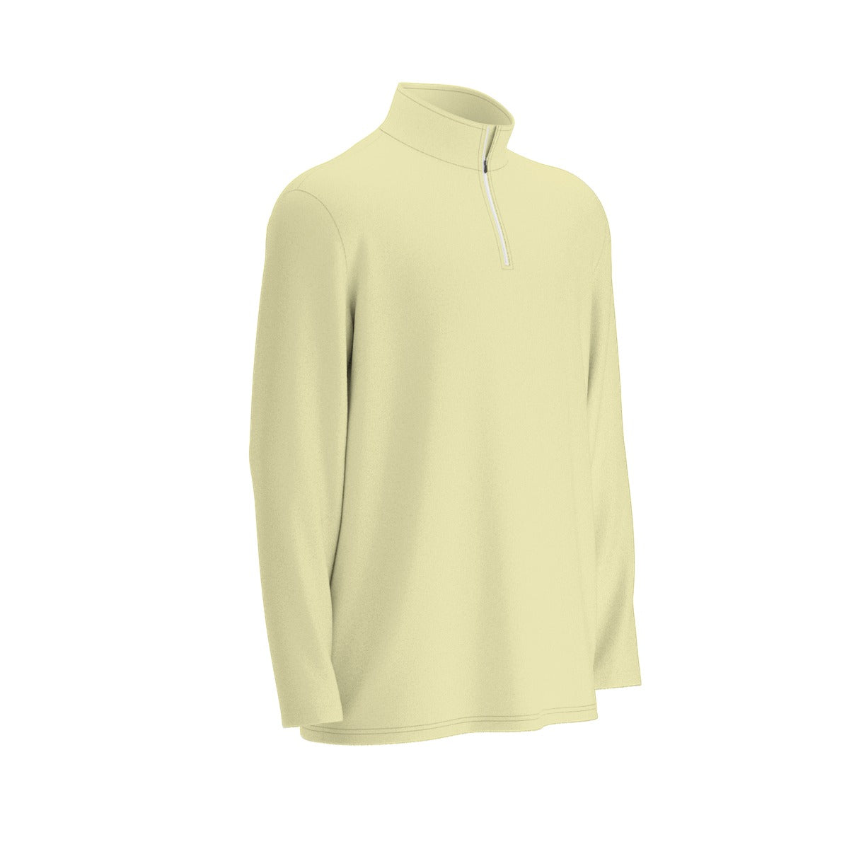 All-Over Print Men's Sports Collar Jersey With Long Sleeve