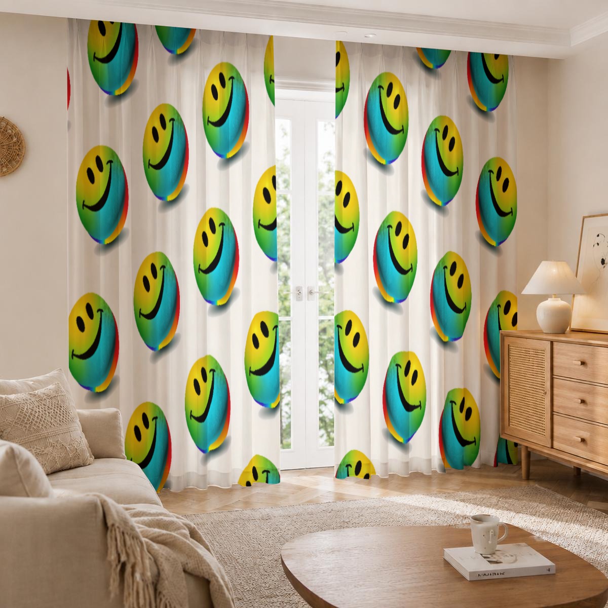 Square Blackout Curtains with Hooks | 265(GSM