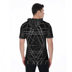 All-Over Print Men's Short Sleeve Hoodie T-Shirt