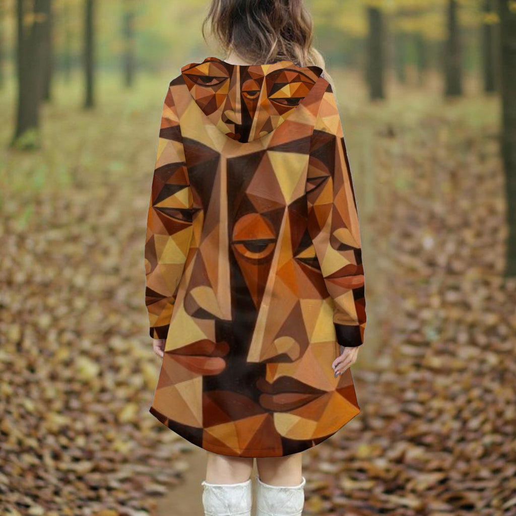 All-Over Print Women's Longline Hoodie Dress