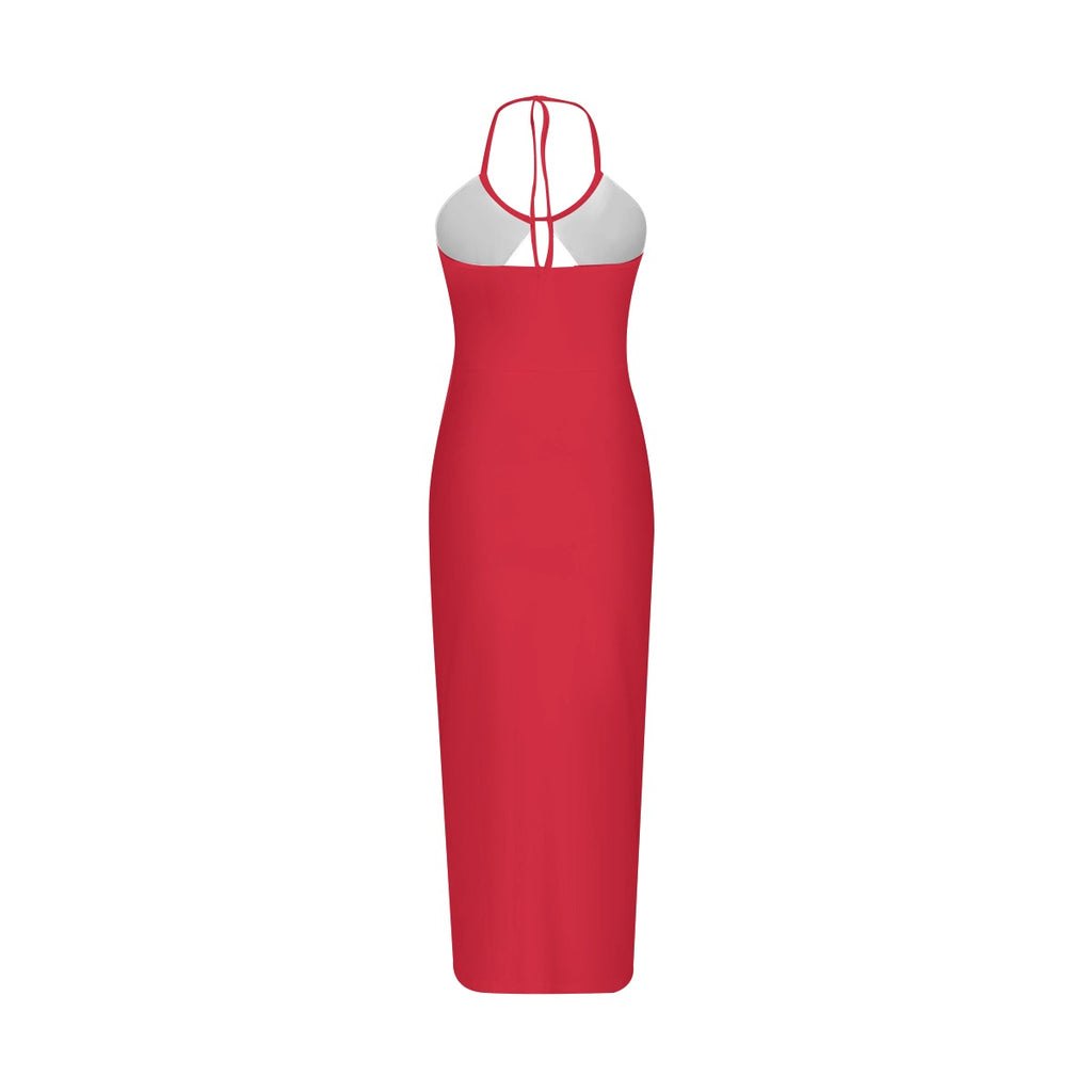 All-Over Print Women's Sexy Hollow Cami Dress