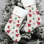 All-Over Print Christmas Socks With Plush Cuff