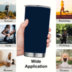 Custom 20OZ Tumbler With Sliding Lid Printed in USA