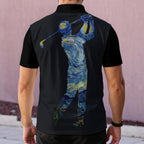 All-Over Print Men's Polo Collar Jersey