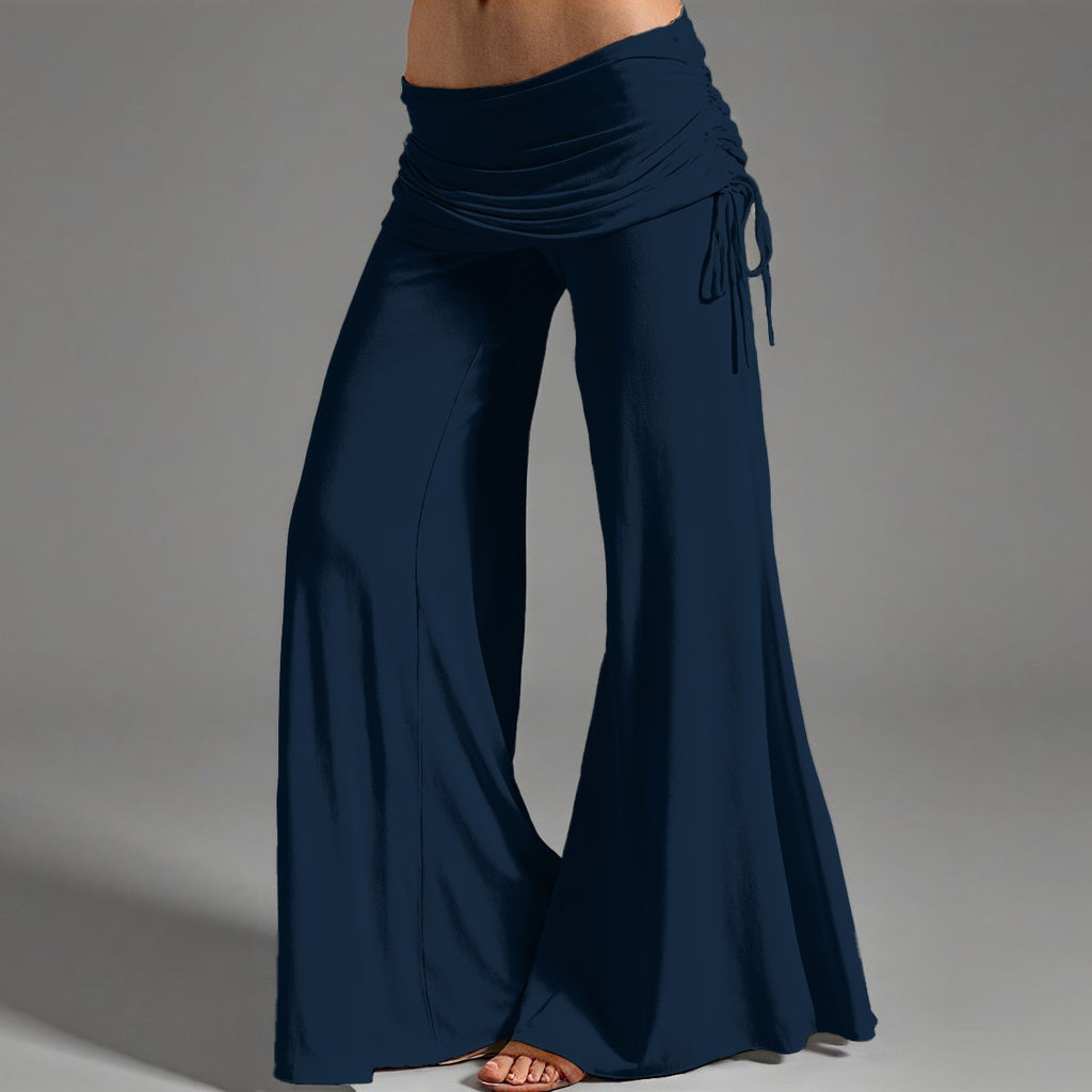 All-Over Print Women's High Waist Wide Leg Pants