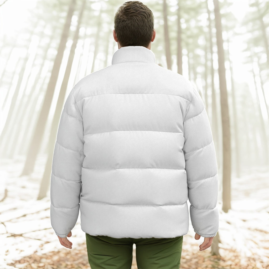 All-Over Print Unisex Stand-up Collar Down Jacket