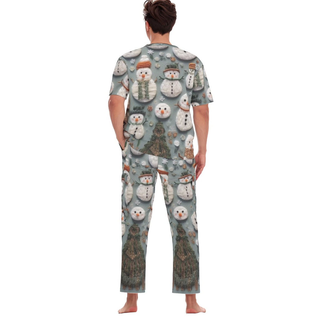 All-Over Print Unisex Scrub Set With Six Pocket