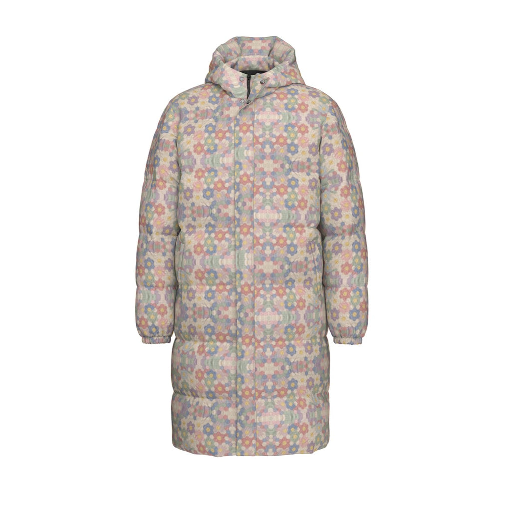 All-Over Print Unisex Long Down Jacket