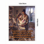 Bible Themed Quotes Designs WIth Purpose Brand Vertical Framed Canvas Wall New Baby