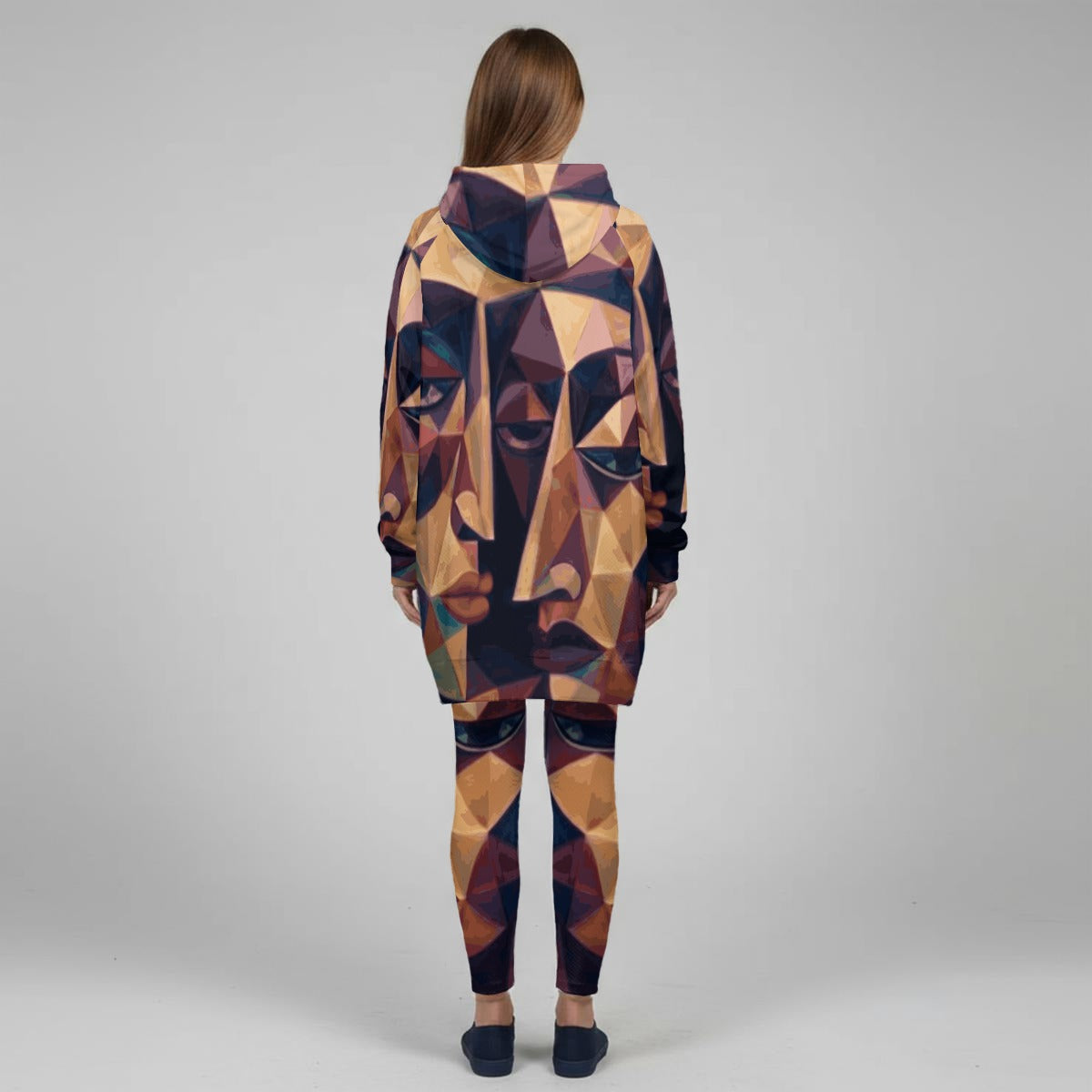 All-Over Print Women's Stretch Hoodie Set